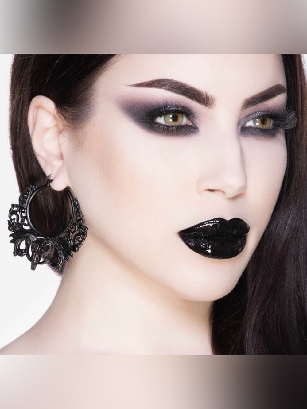 Killstar Worship the Night Black Earrings New in Original Packaging
